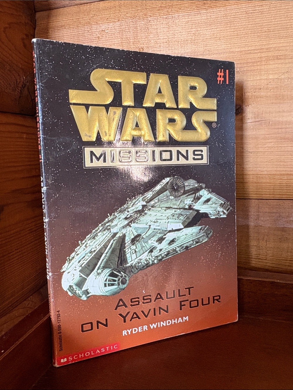 1997 Star Wars Missions #1: Assault on Yavin Four by Ryder Windham | Scholastic